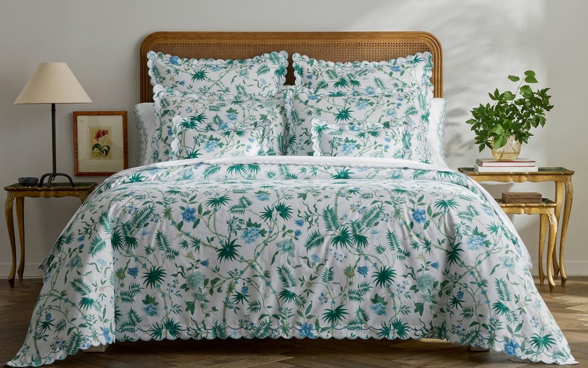 Palmyra Emerald Bedding | Matouk Schumacher