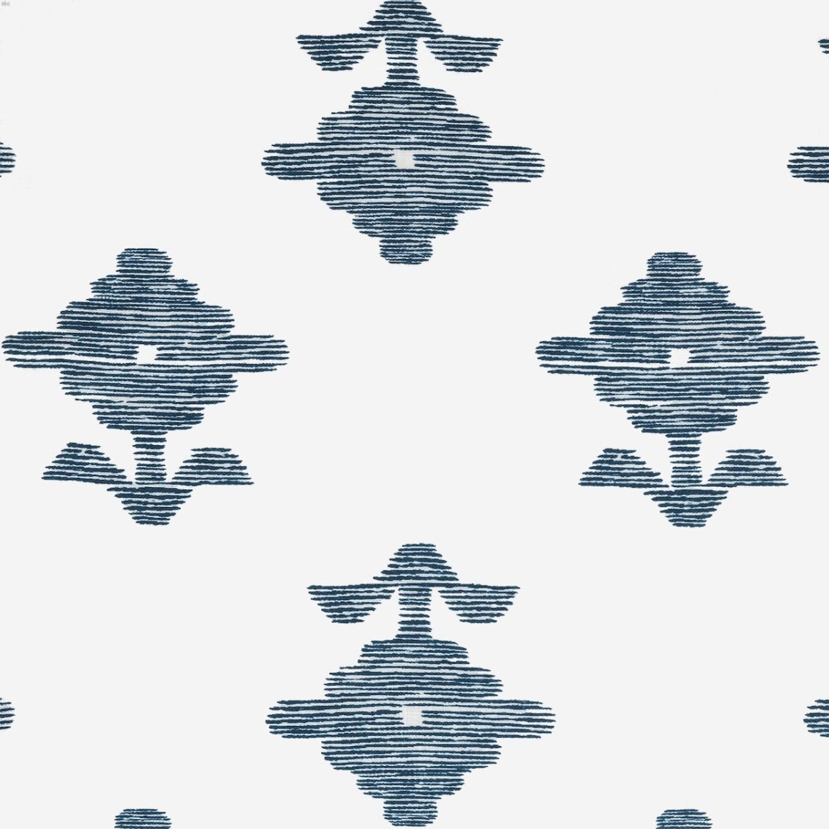 Rubia Shower Curtain in Navy by Matouk Schumacher