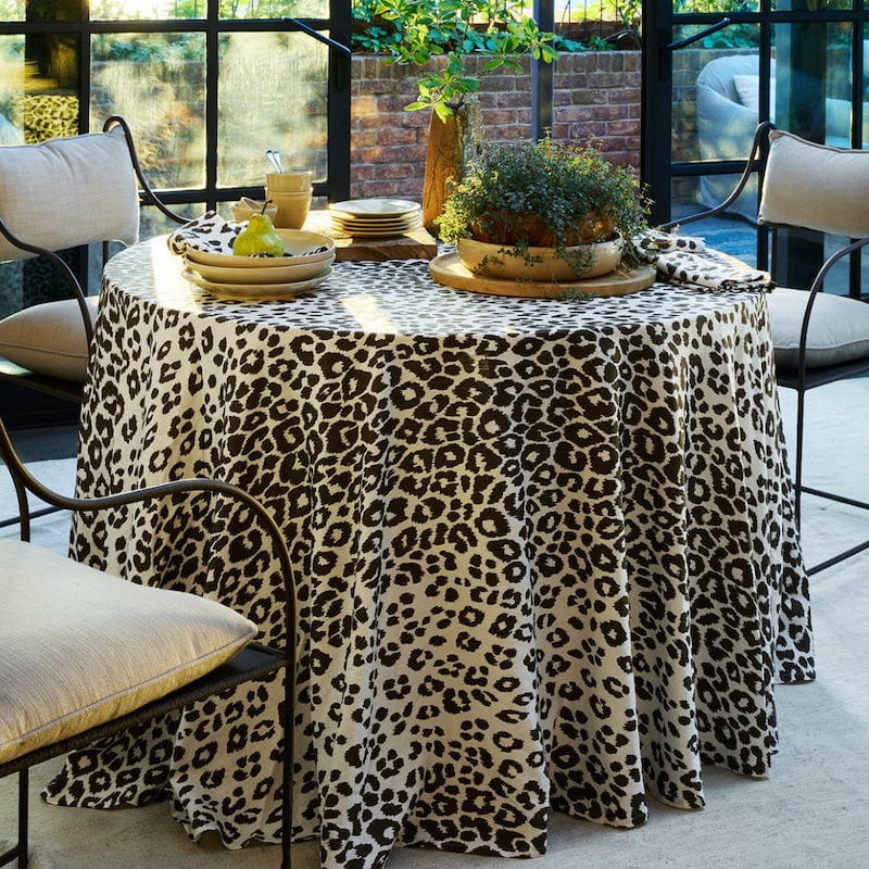 Iconic Leopard Cinder Table Linens by Matouk | Schumacher