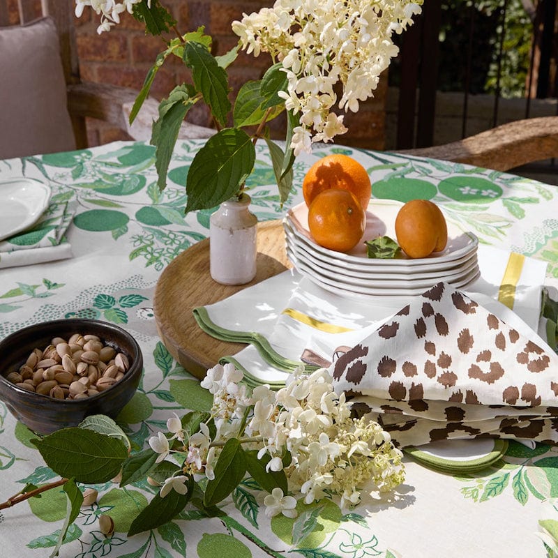 Iconic Leopard Cinder Table Linens by Matouk | Schumacher