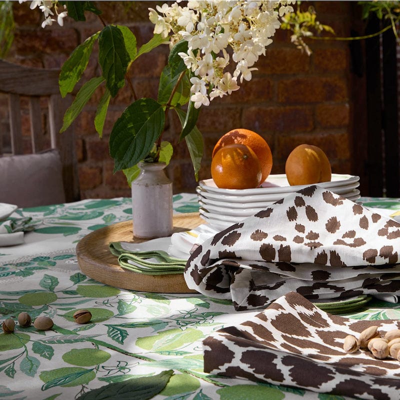 Iconic Leopard Cinder Table Linens by Matouk | Schumacher