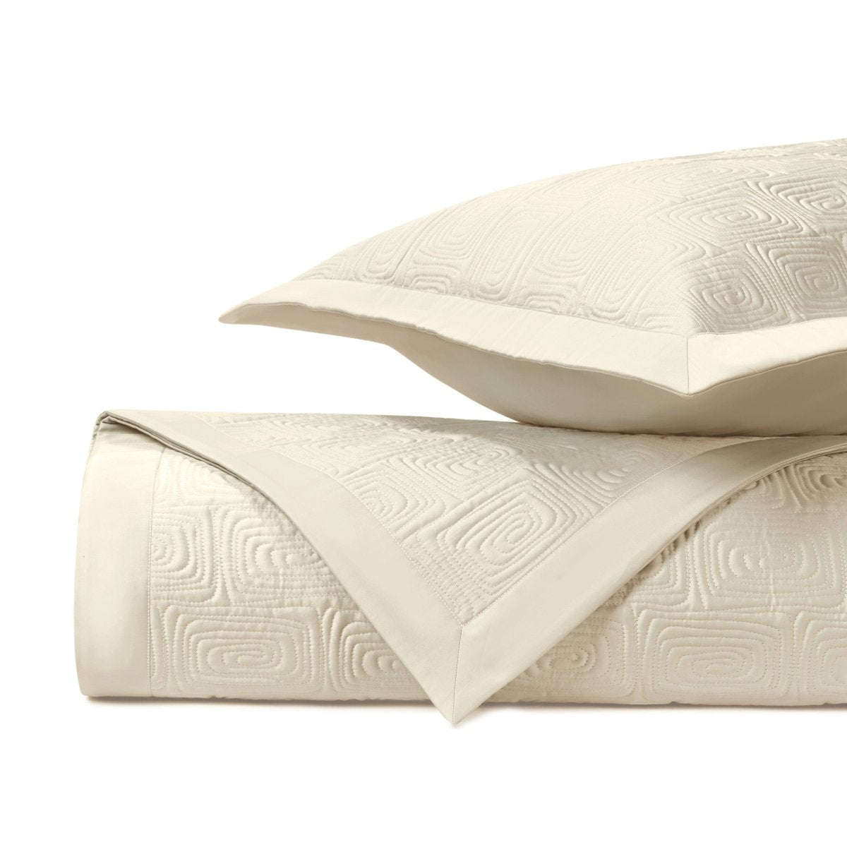 Maze Quilted Ivory by Home Treasures