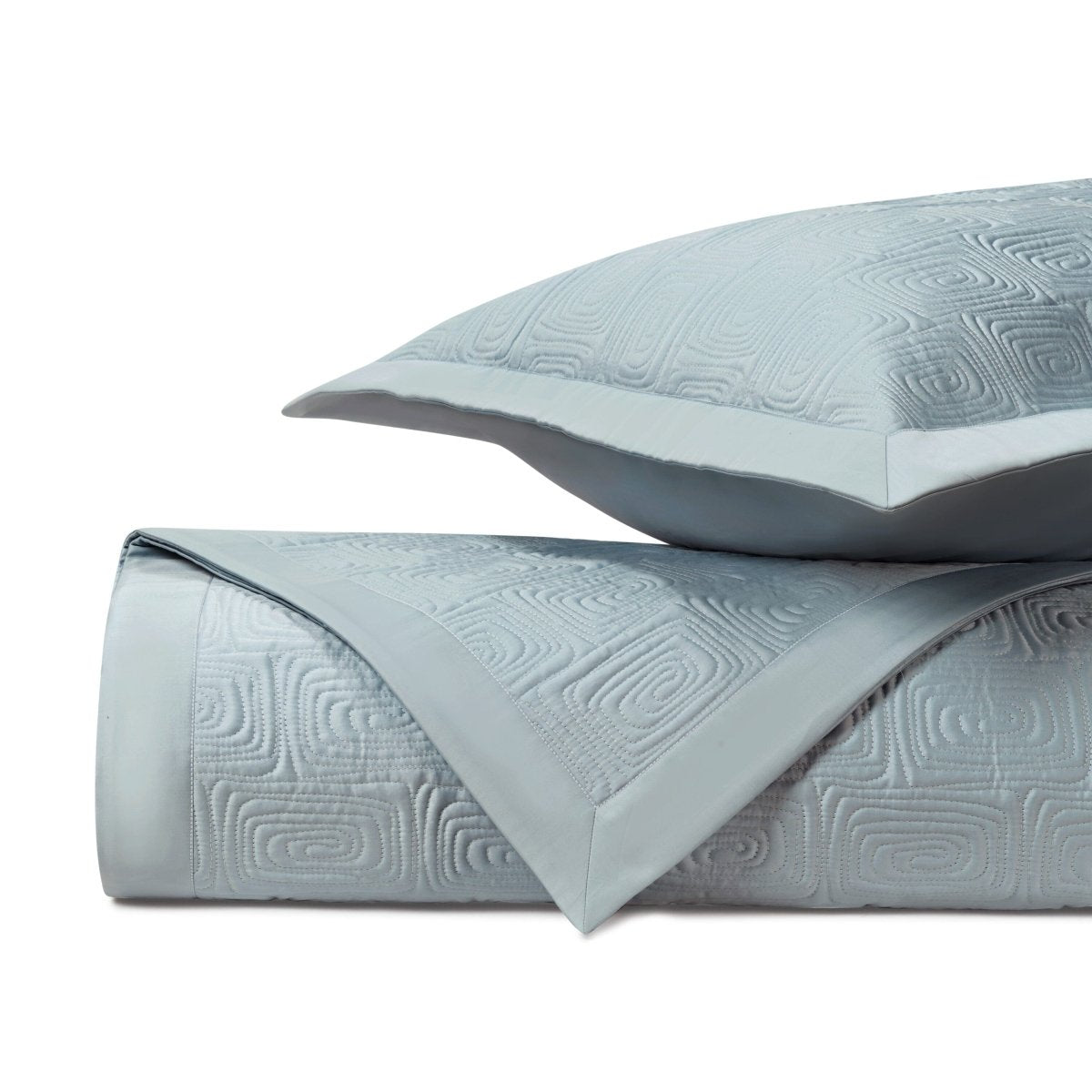 Maze Quilted Sion Blue by Home Treasures