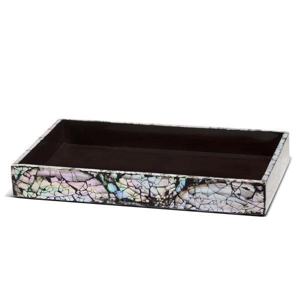 Mother of Pearl Black Bath Tray