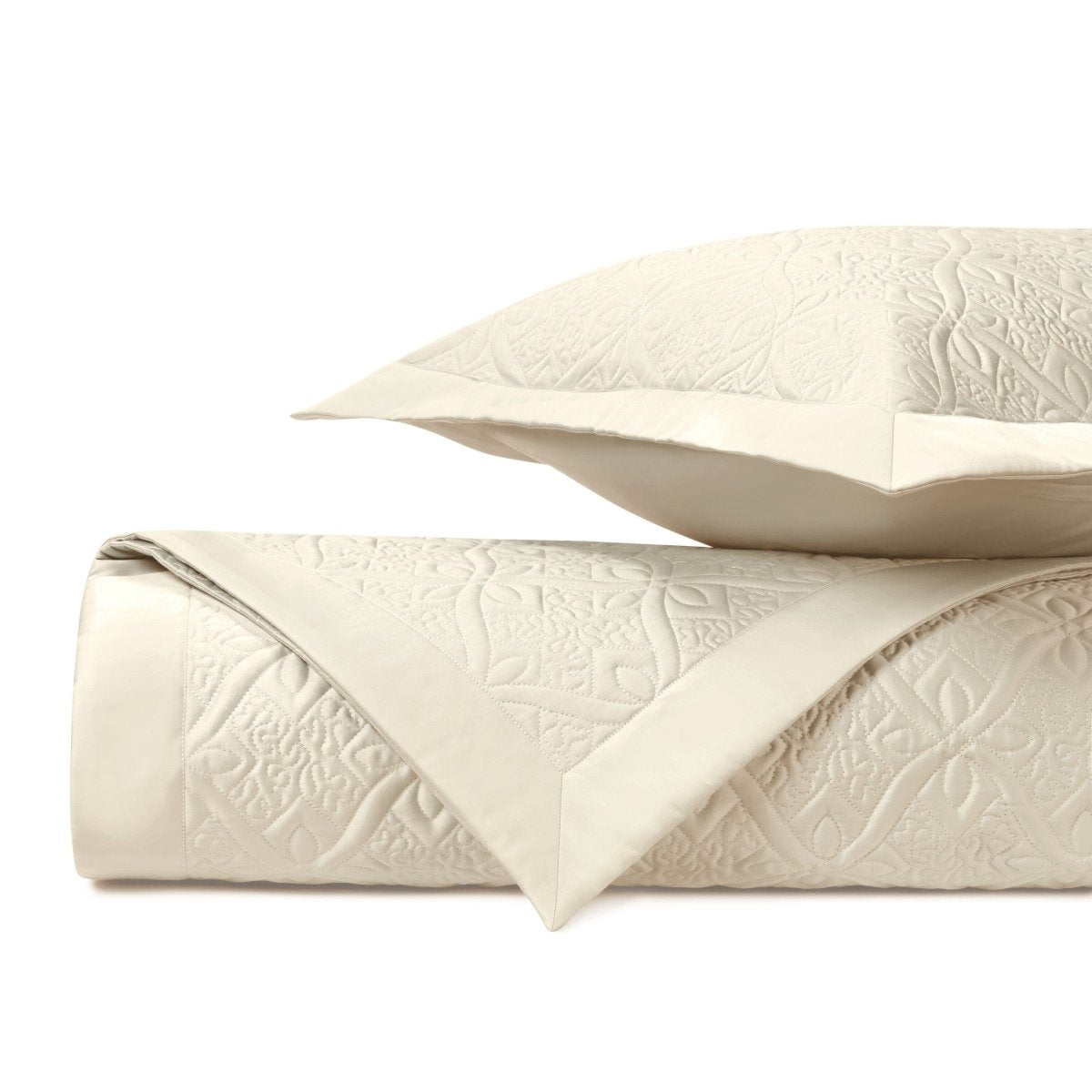 Mystique Quilted Ivory by Home Treasures