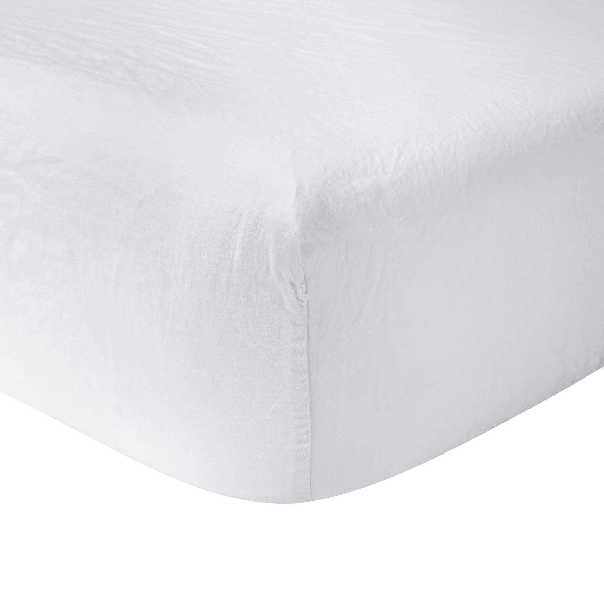 Originel Blanc White 100% Linen Bedding by Yves Delorme