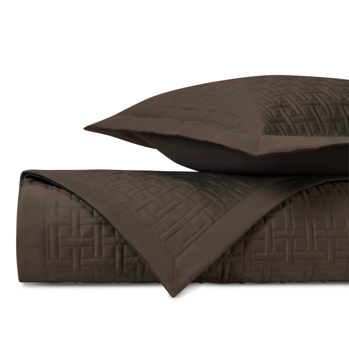 Parquet Quilted Chocolate by Home Treasures