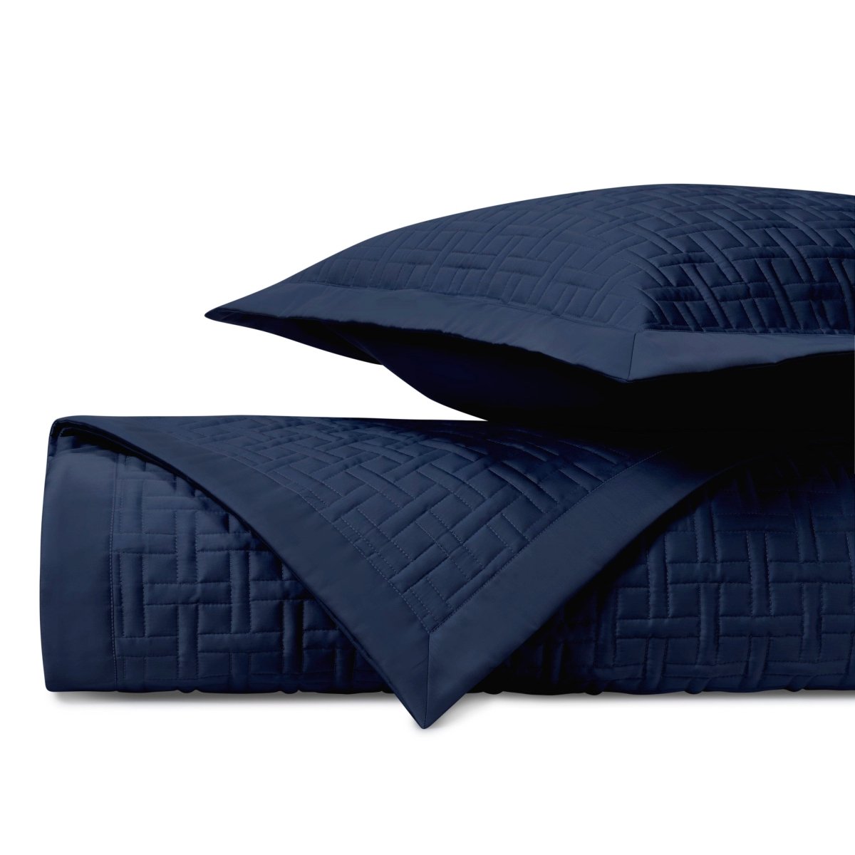 Parquet Quilted Navy Blue by Home Treasures