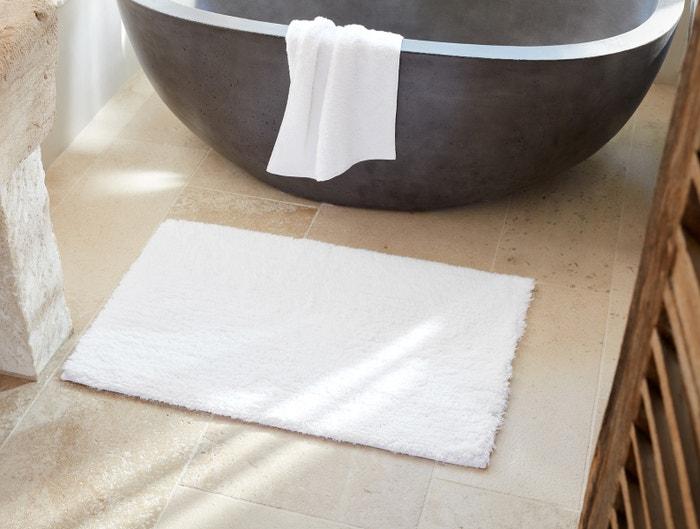 Alpine White Shag Organic Bath Rug by Coyuchi