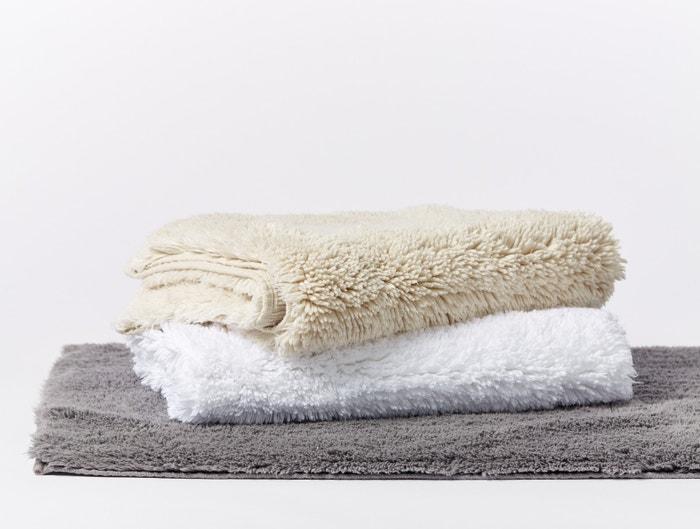 Undyed Shag Organic Bath Rug by Coyuchi
