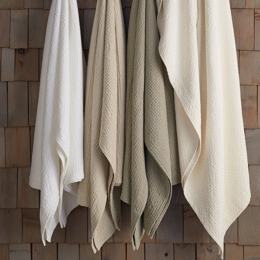 Juliet Linen Matelassé Coverlets by Peacock Alley