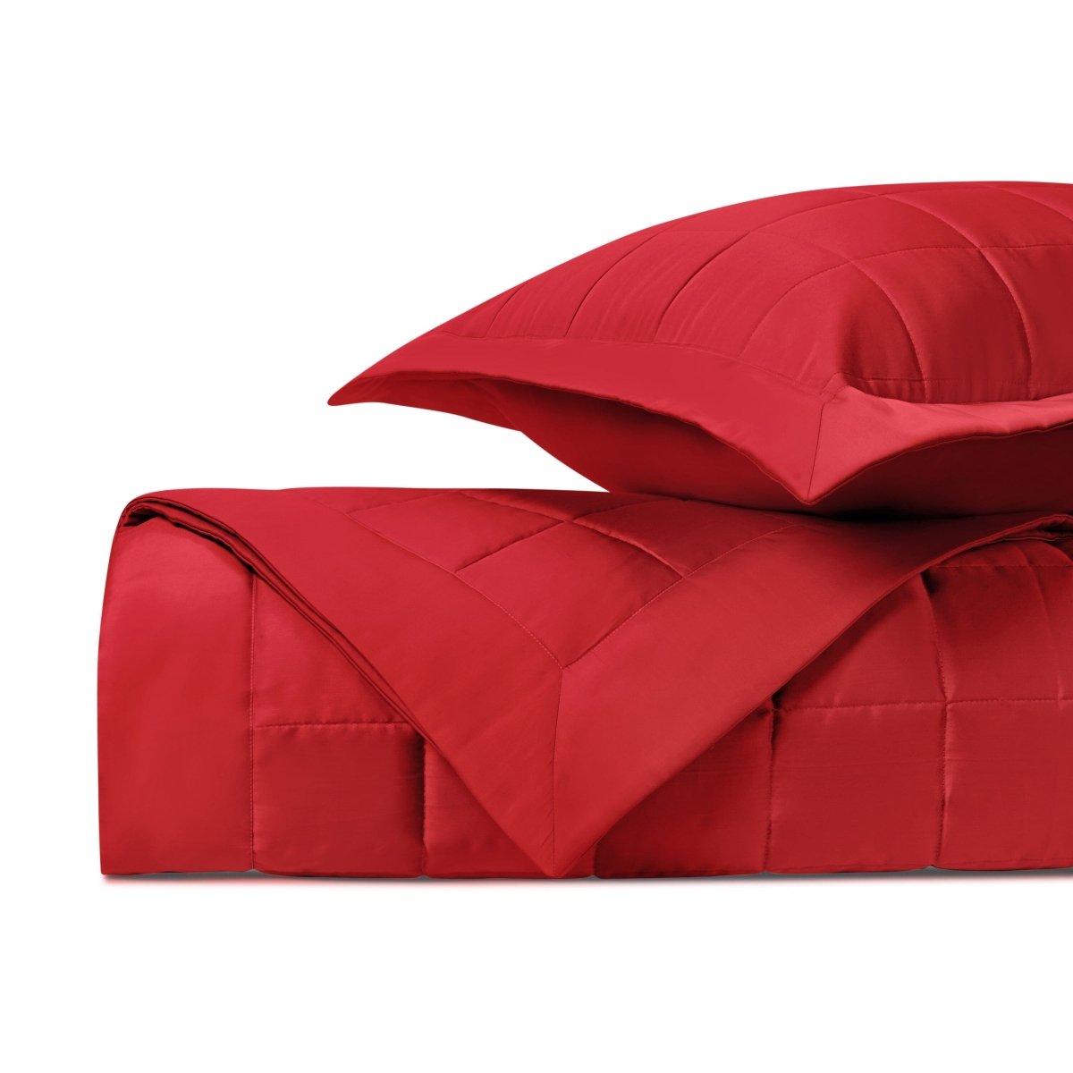 Plateau Quilted Bright Red by Home Treasures