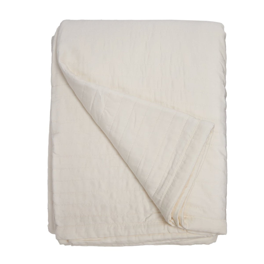 Carlyle Ivory Bedding by Pom Pom at Home