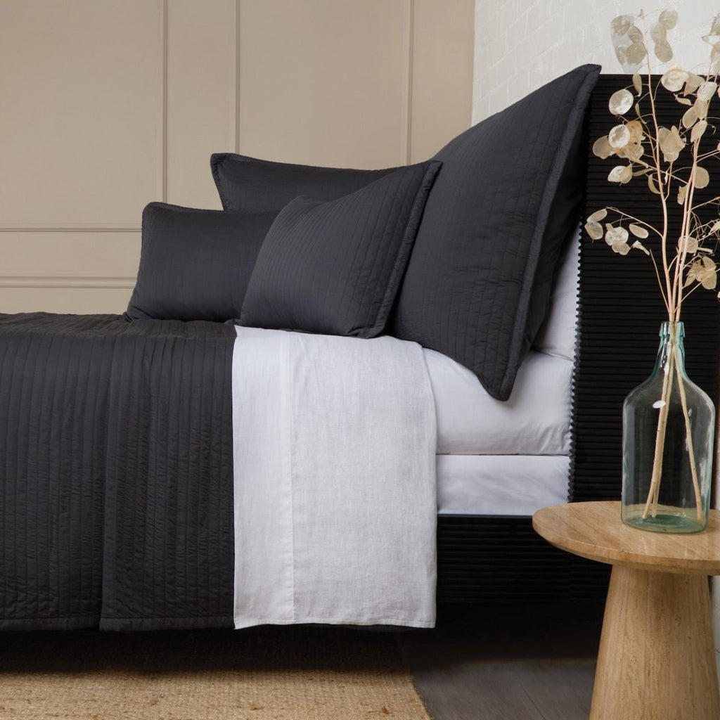 Carlyle Midnight Bedding by Pom Pom at Home