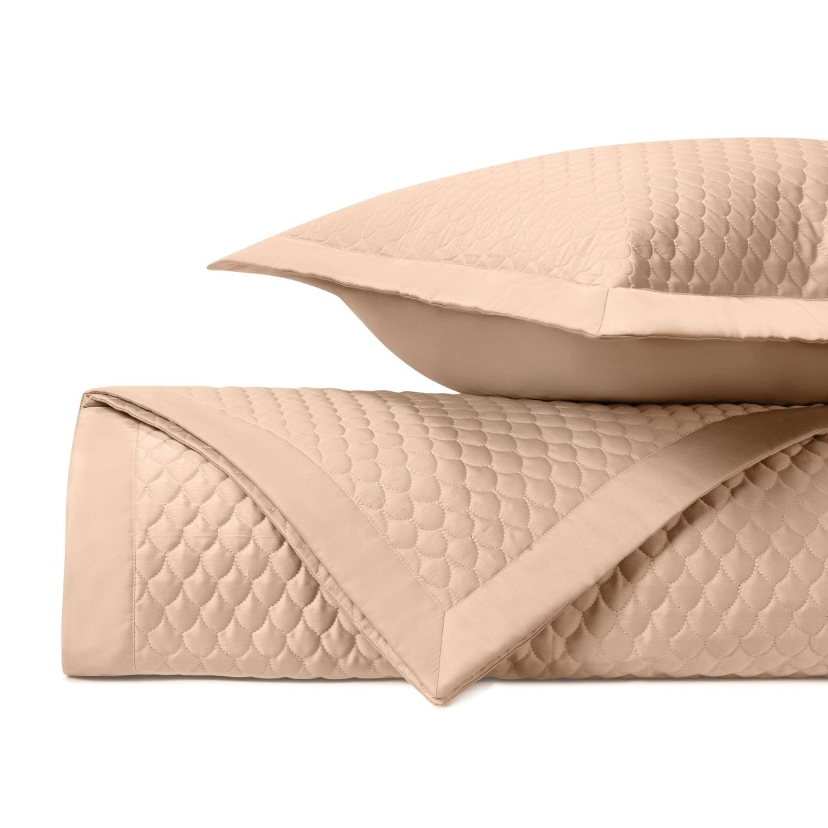 Raindrop Quilted Blush by Home Treasures