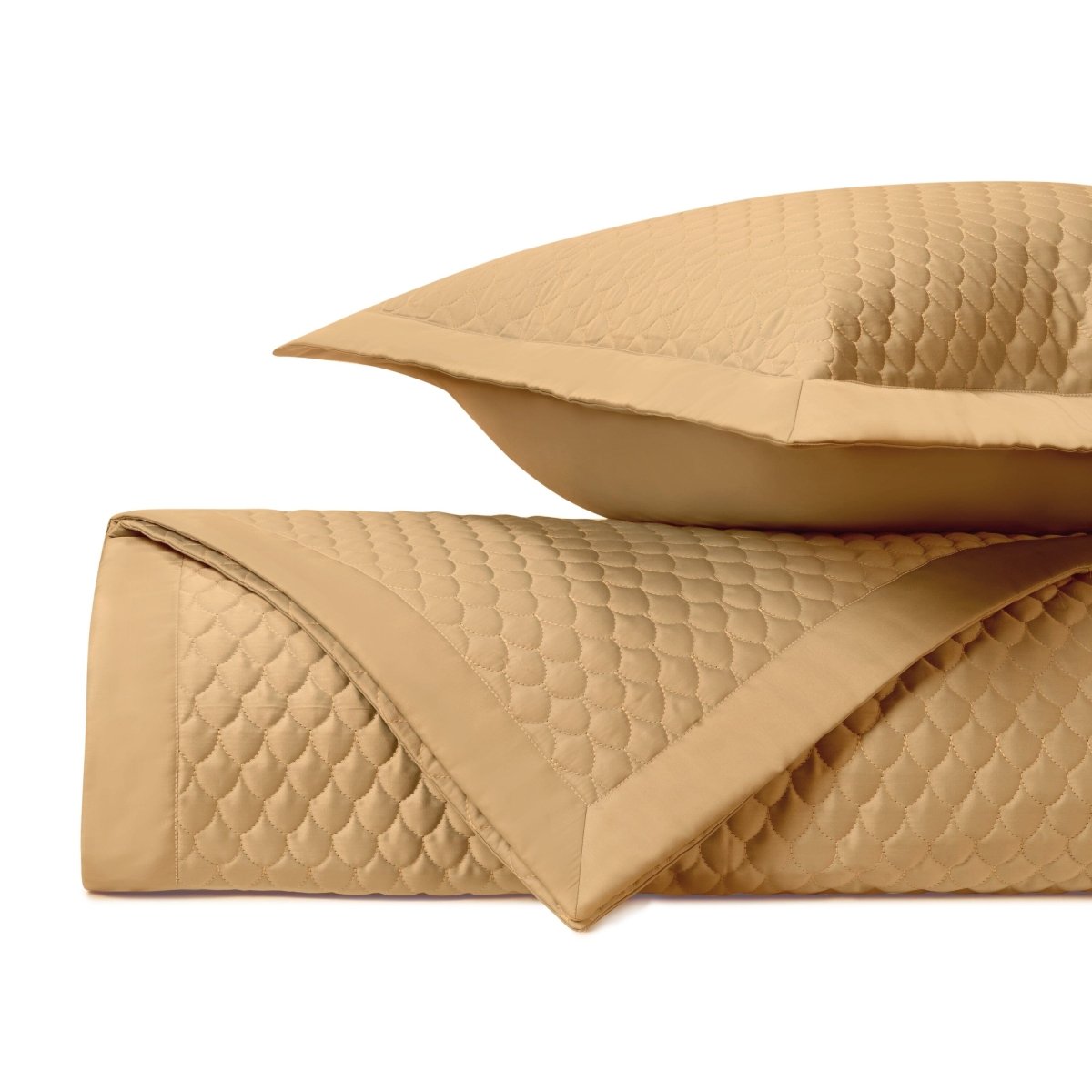 Raindrop Quilted Gold by Home Treasures