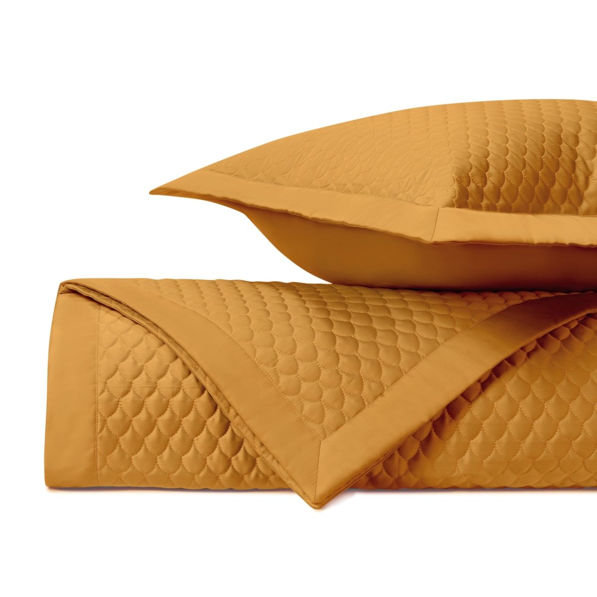 Raindrop Quilted Marigold by Home Treasures