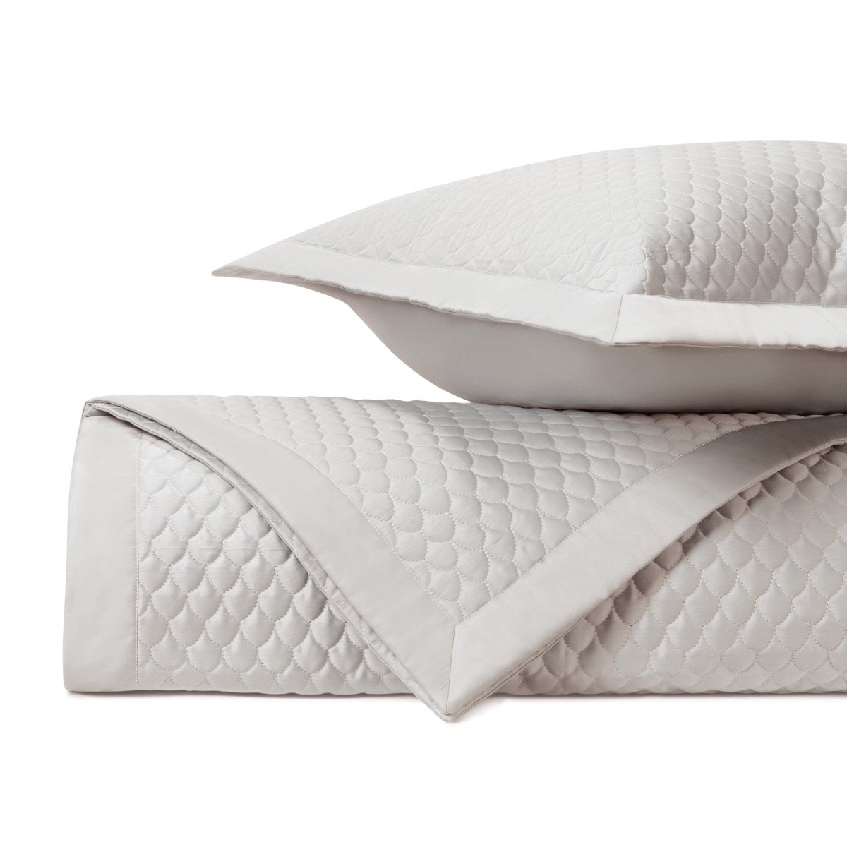 Raindrop Quilted Oyster by Home Treasures