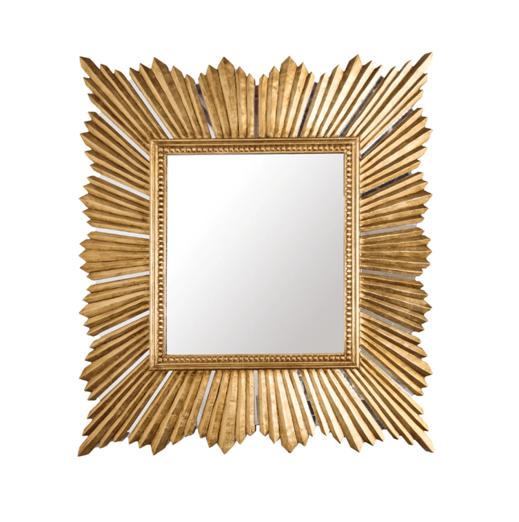 Raymond Gold Sunburst Mirror by Worlds Away