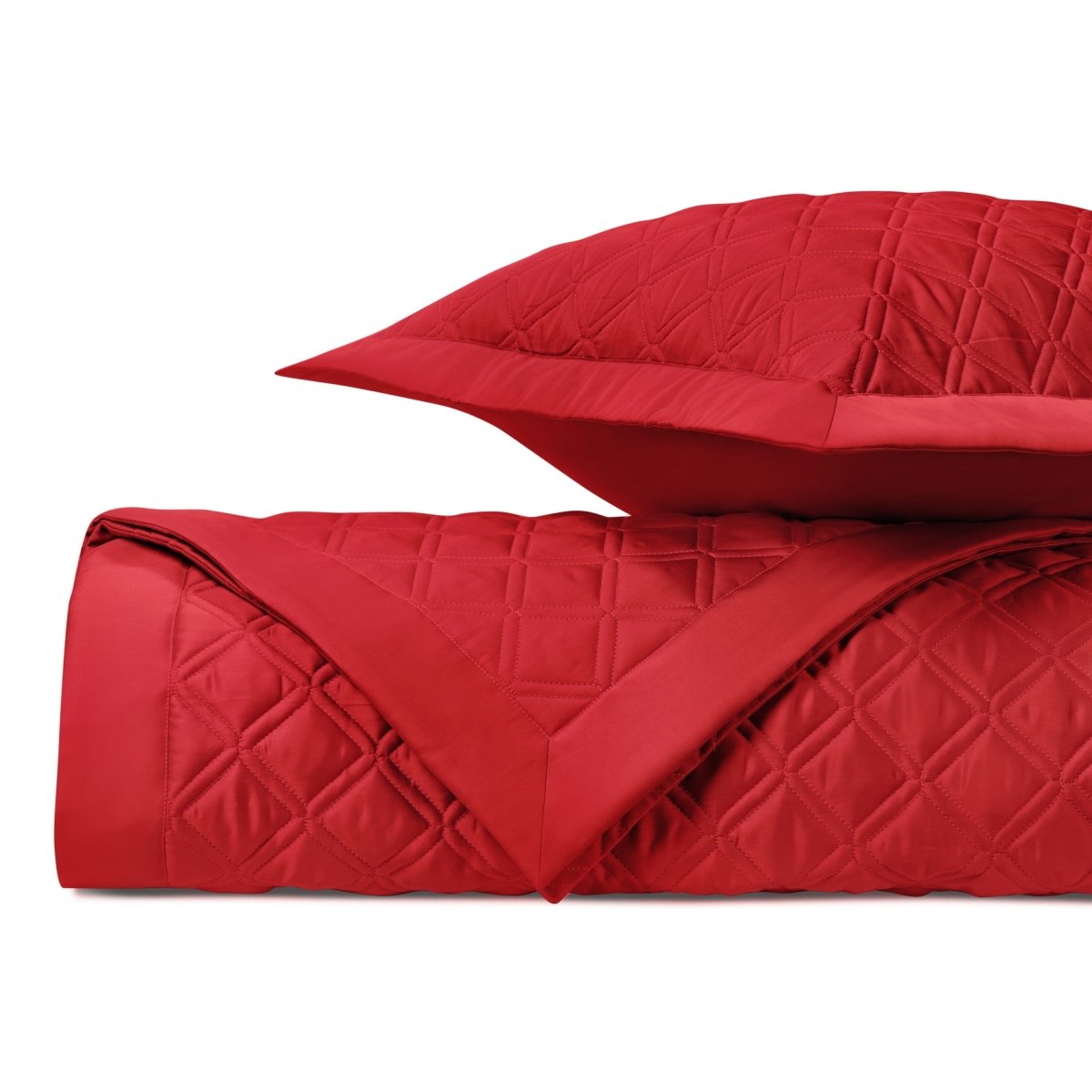 Renaissance Quilted Bright Red by Home Treasures