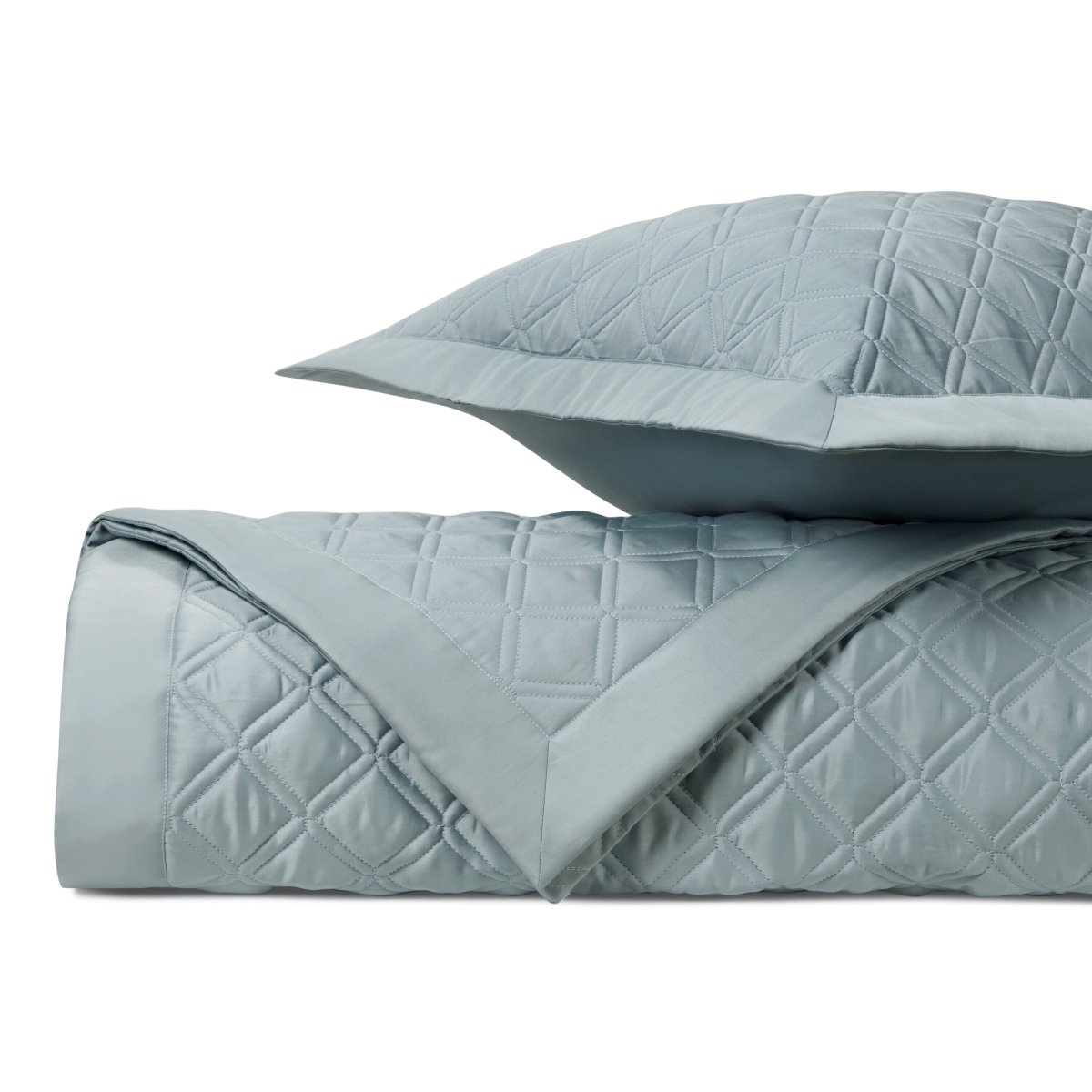 Renaissance Quilted Sion Blue by Home Treasures