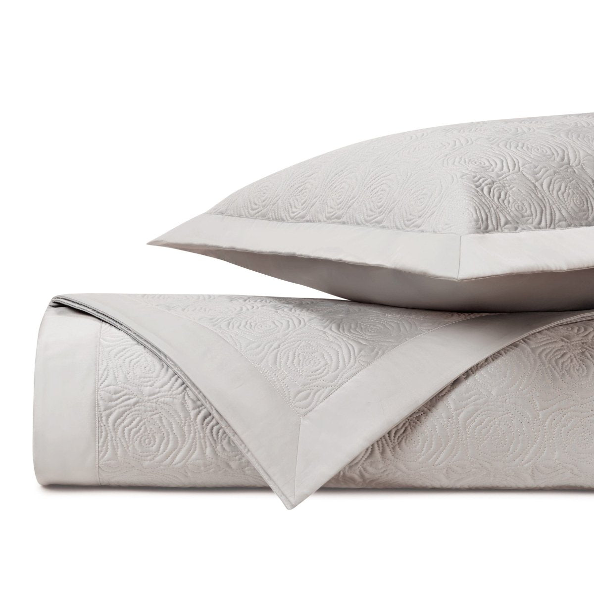 Roses Quilted Oyster by Home Treasures