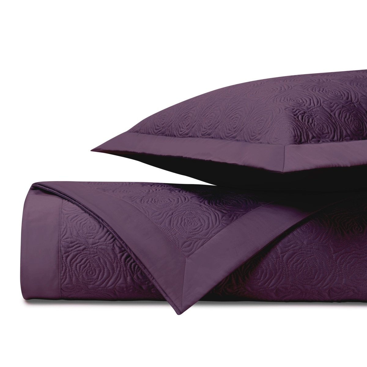 Roses Quilted Purple by Home Treasures