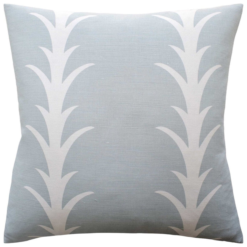 Acanthus Stripe Sky Decorative Pillows by Ryan Studio