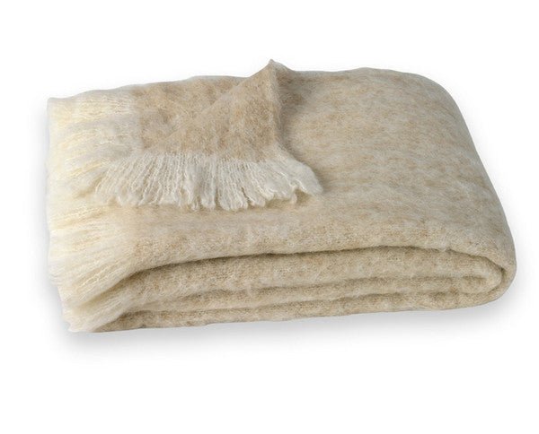 Brushed Alpaca Throw Sand by Lands Downunder