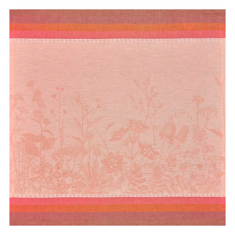 instant bucolique pink napkin le jacquard français