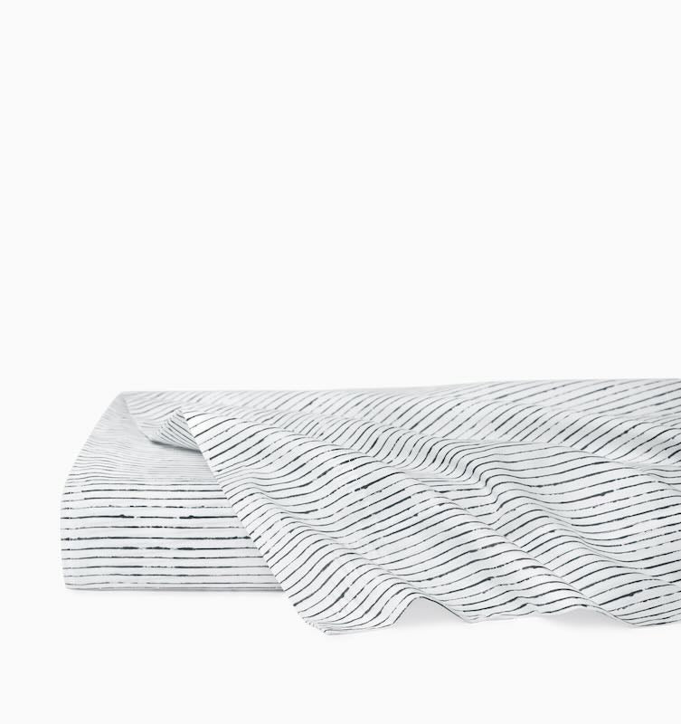 Arzano White and Black Bedding by Sferra Linens