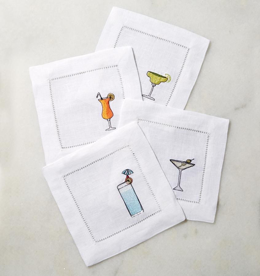 Bevande Cocktail Napkins by Sferra