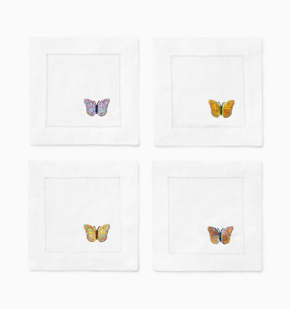 Bordano Cocktail Napkins Set of 4 by Sferra