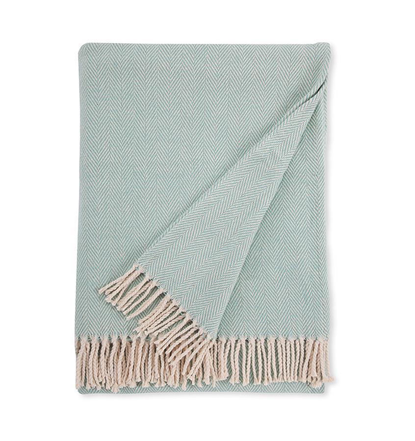 Celine Aqua Throw by Sferra