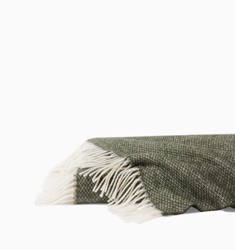 Cervino Wool & Cashmere Throws by Sferra Linens