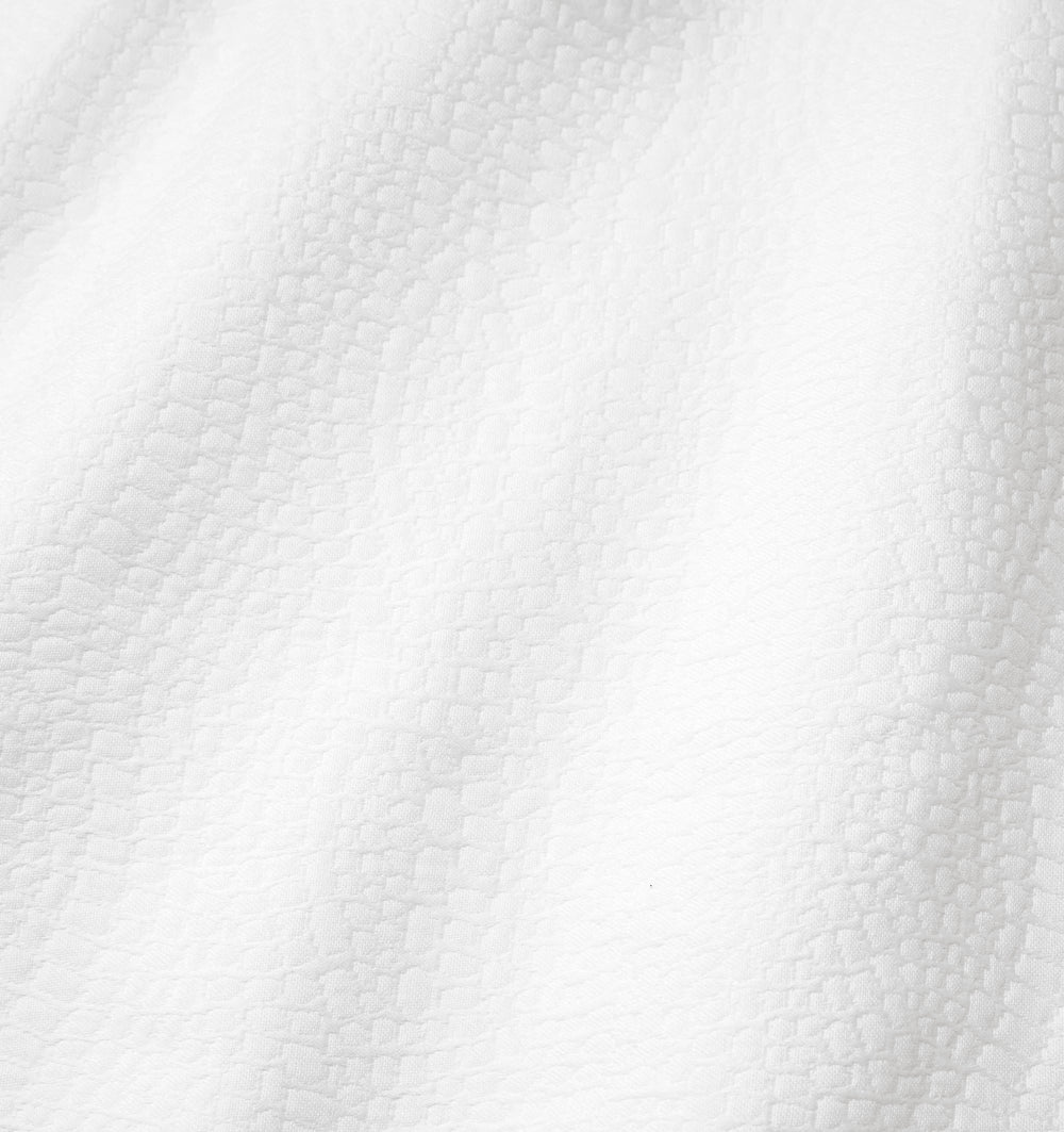 Cobblestones White Matelasse Coverlets by Sferra
