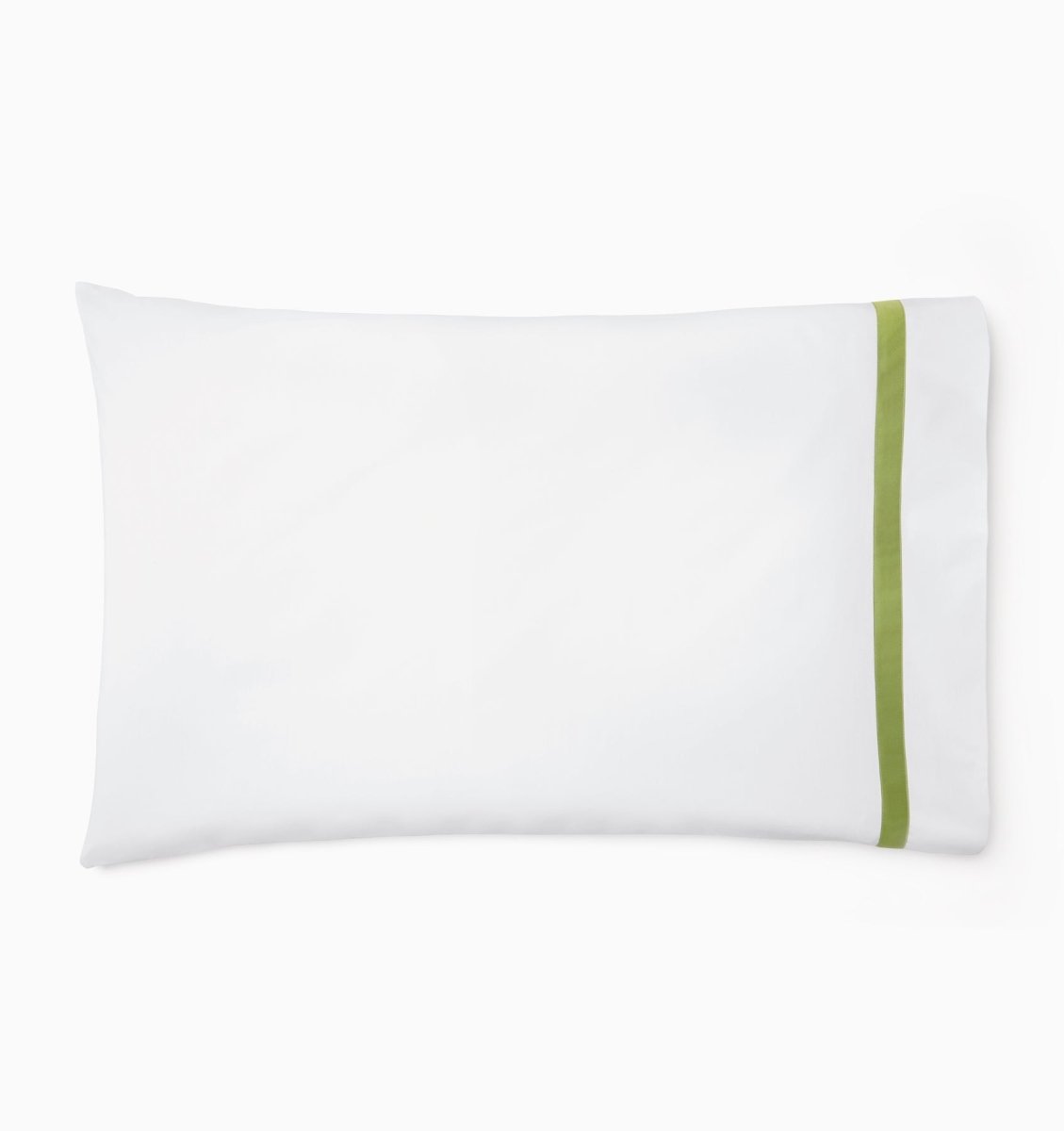 Estate Bedding in White and Apple Green by Sferra