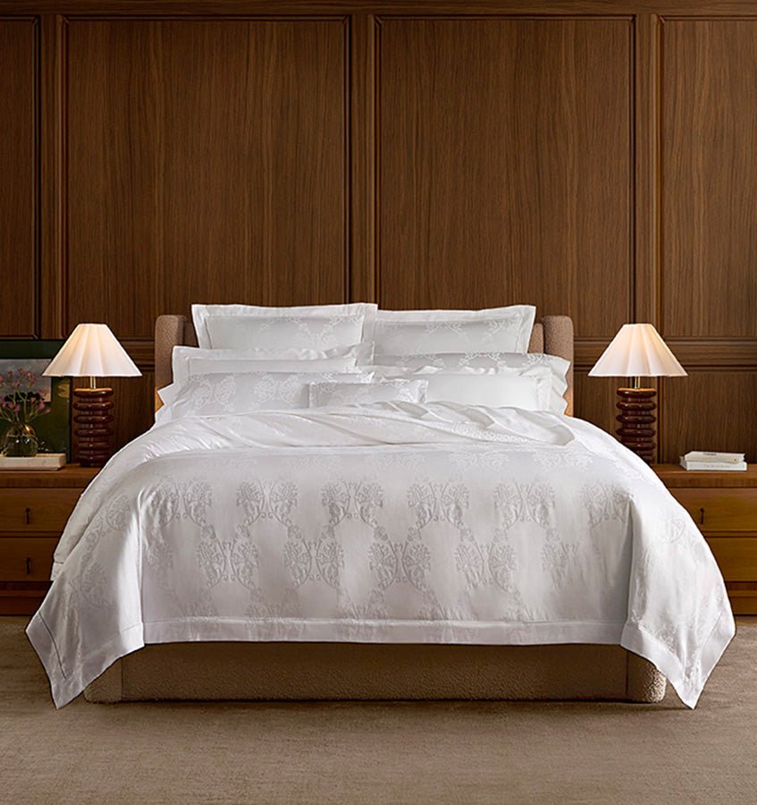 Giza 45 Lido White Bedding by Sferra Linens