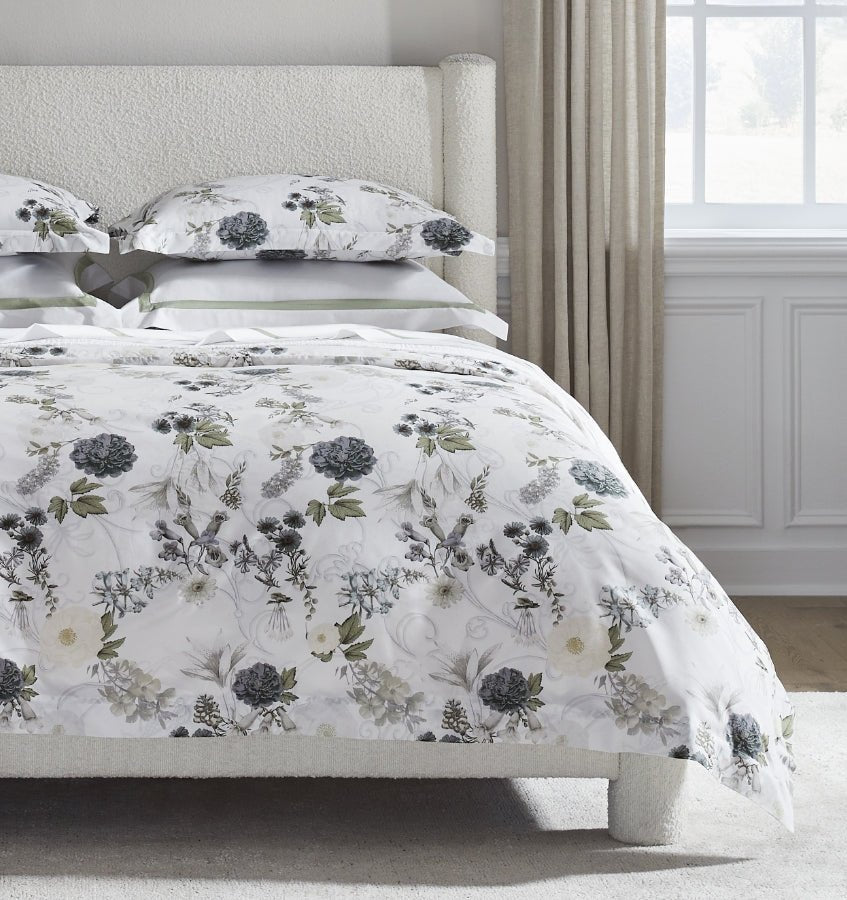 Incanto Slate Bedding by Sferra Linens