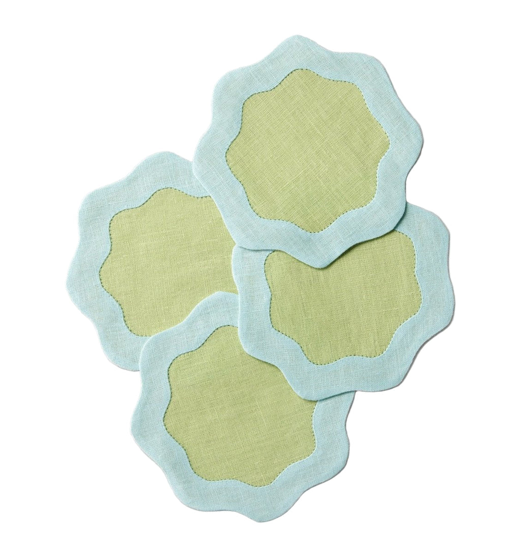 Ondulato Cocktail Napkins Set of 6 by Sferra