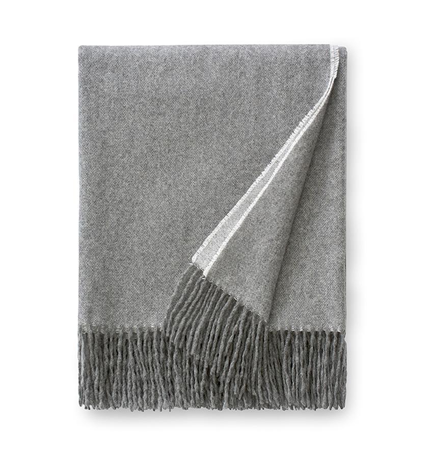 Renna Grey Throw by Sferra