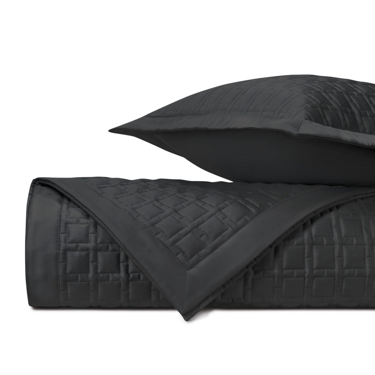 Square Quilted Black by Home Treasures