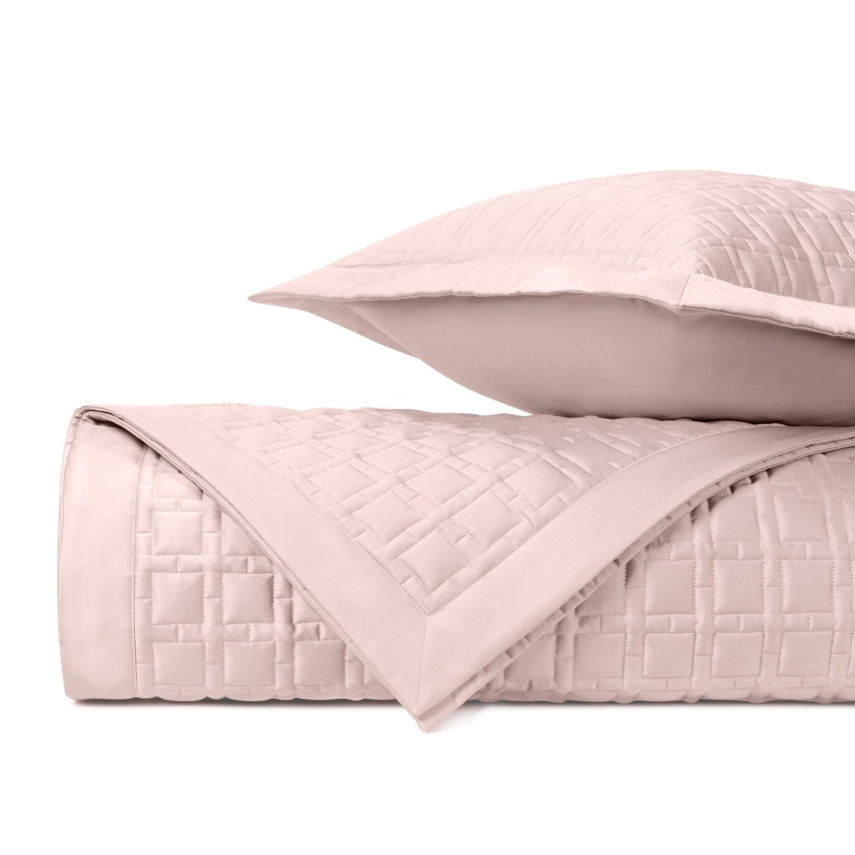 Square Quilted Light Pink by Home Treasures