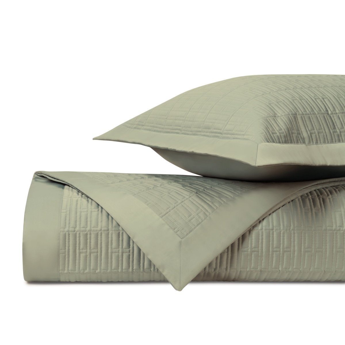 Sydney Quilted Crystal Green by Home Treasures