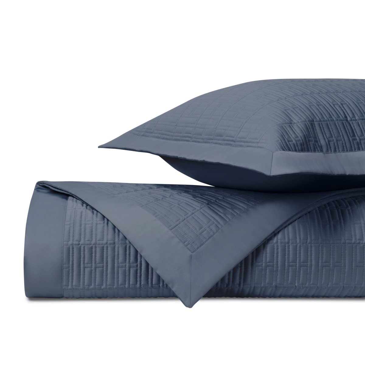 Sydney Quilted Stone Blue by Home Treasures