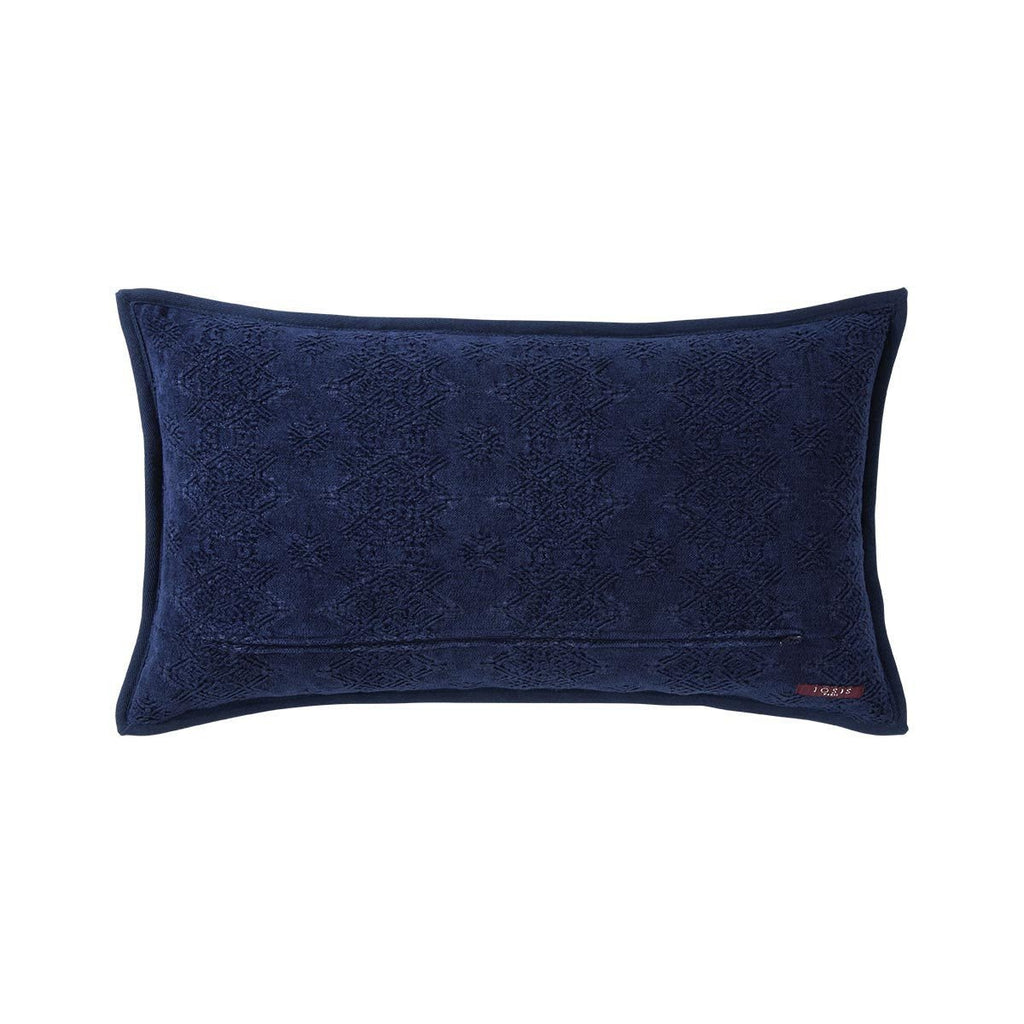 Syracuse Indigo Lumbar Pillow by Iosis