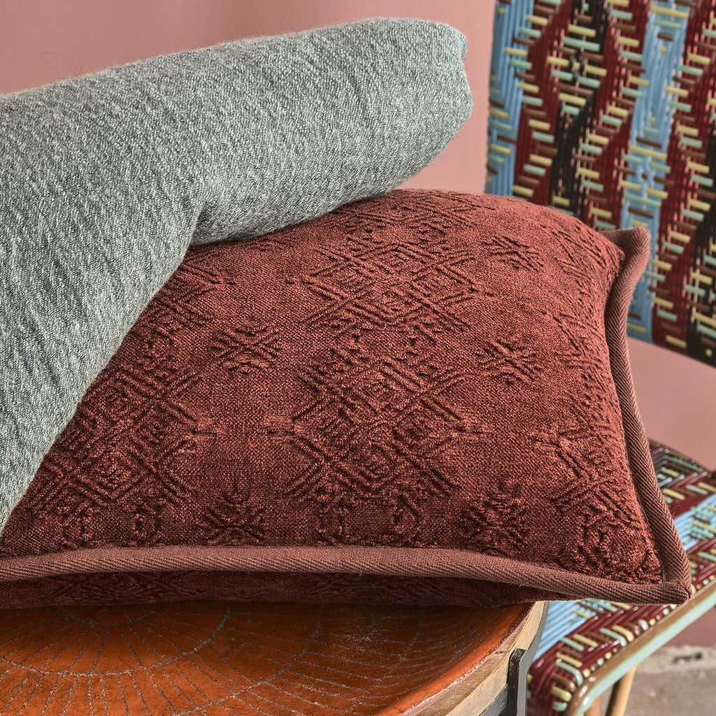 Syracuse Acajou Decorative Pillow by Iosis