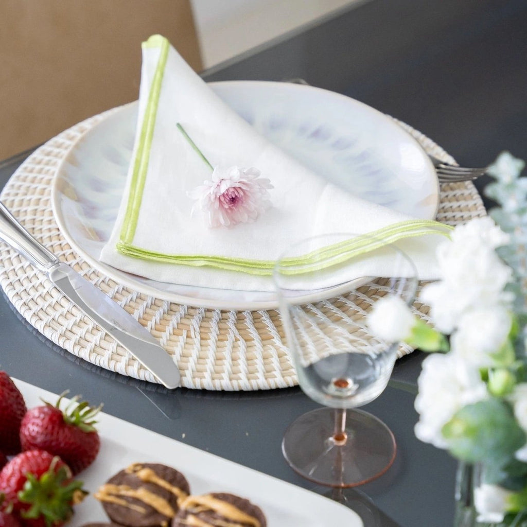 Tahiti White Placemats by Mode Living