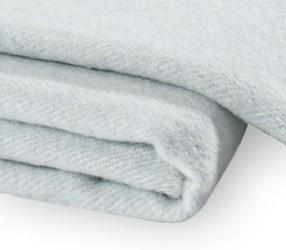 Italian Herringbone Baby Blue Throw by Lands Downunder