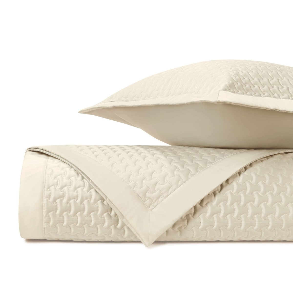 Trinity Quilted Ivory by Home Treasures